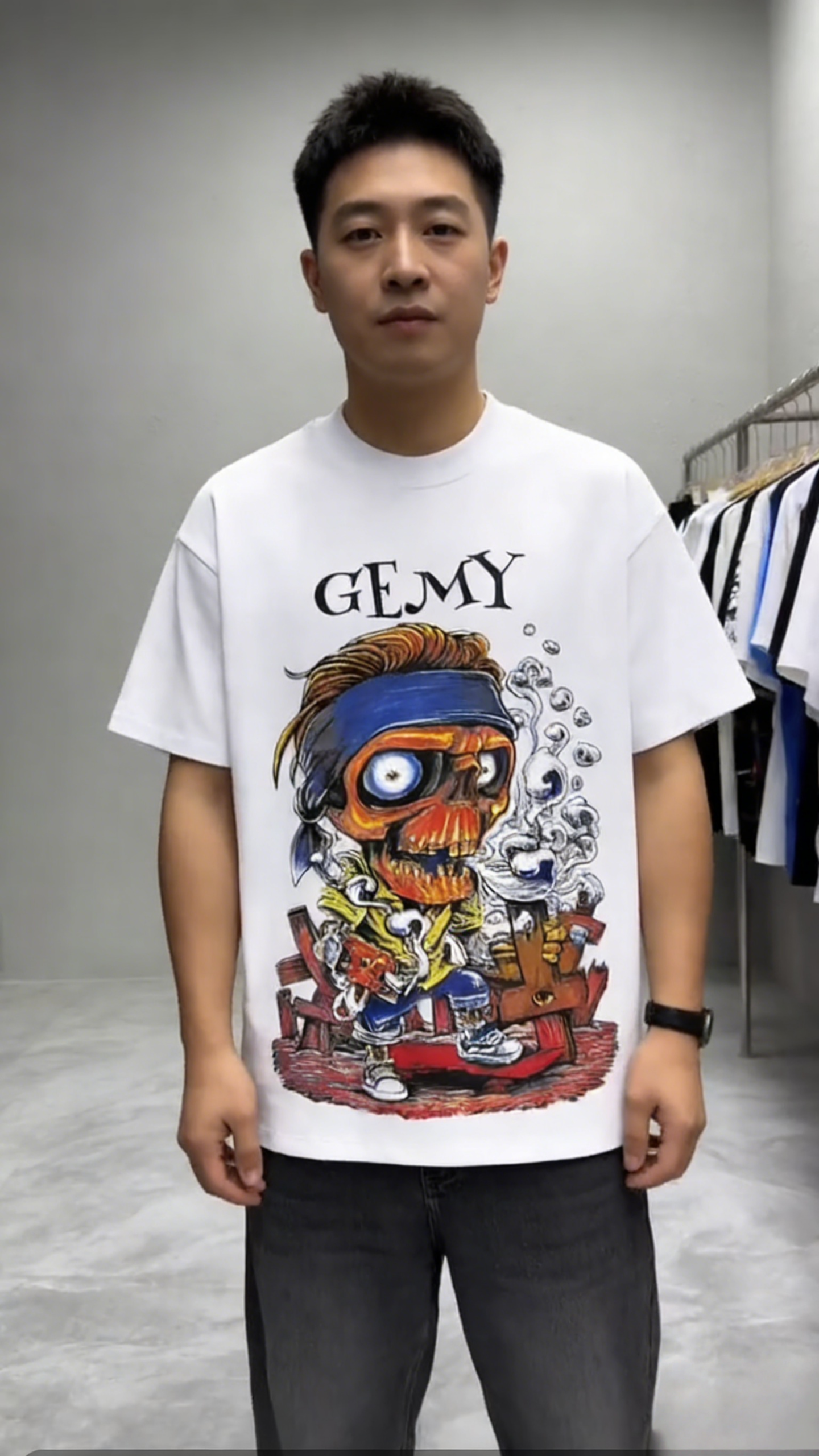 TransIslandTrading The Gemy special streetwear brand T-shirt starting at $1.7 Add me on WhatsApp: 85247435362Product Two Title One